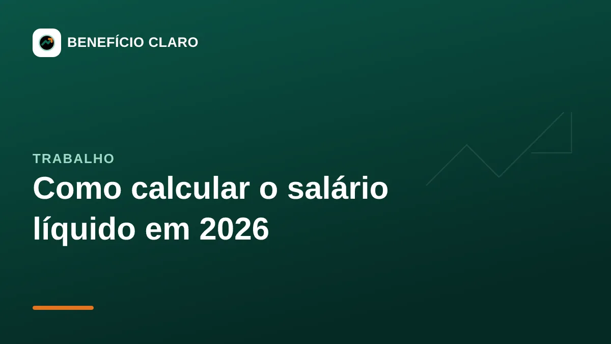 Arte do Benefício Claro sobre como calcular o salário líquido