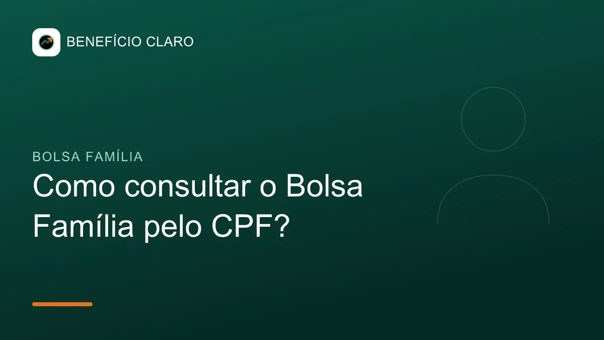 Arte do Benefício Claro sobre como consultar o Bolsa Família pelo CPF