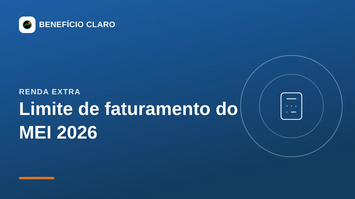 Arte do Benefício Claro sobre o limite de faturamento do MEI