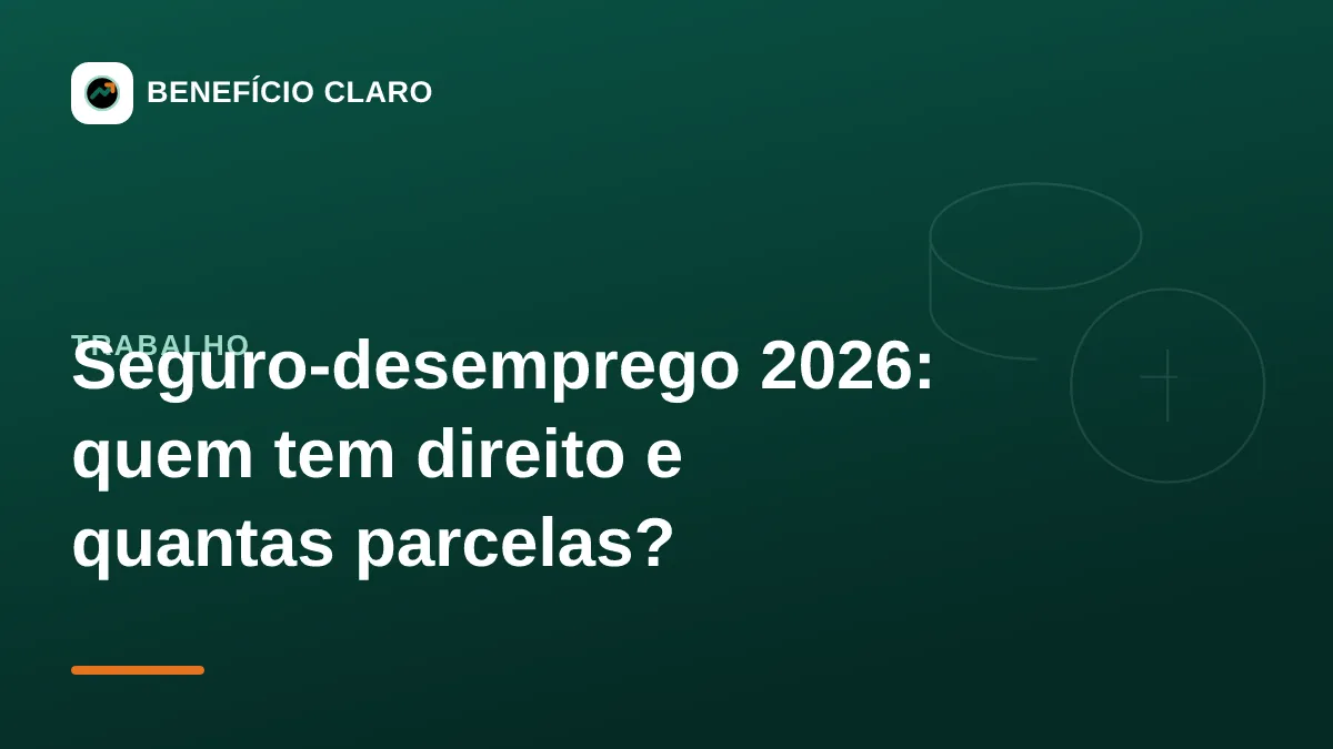 Arte do Benefício Claro sobre quem tem direito ao seguro-desemprego